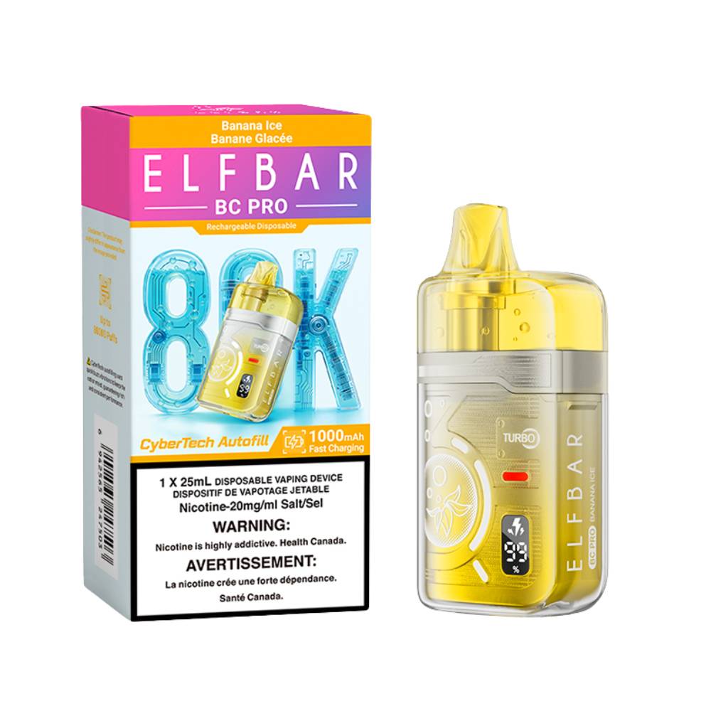 ELF BAR BC PRO 80K Disposable Vape - Banana Ice